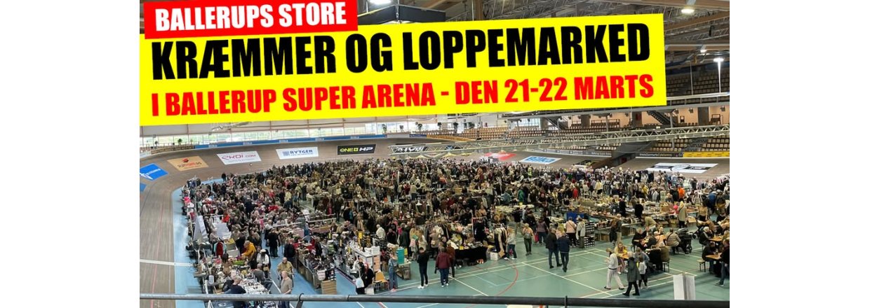 Ballerups store Kr�mmermarked 21. og 22. marts 2026