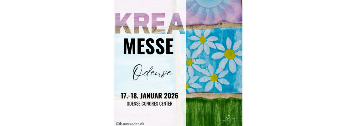 Odenses store Krea messe lrdag og sndag den 18. og 19. januar 2026