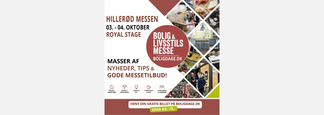Hiller�d Boligdage 3. og 4. oktober 2026