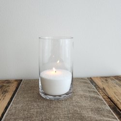 Glasvase - Cylinderformet 12x20 cm