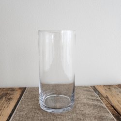 Glasvase - Cylinderformet 12x25 cm
