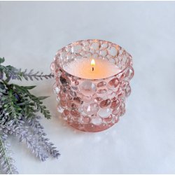 Boblevase pink 9x8 cm