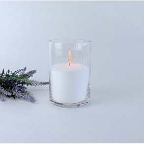 Glasvase - Cylinderformet 10x15 cm