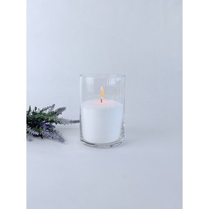 Glasvase - Cylinderformet 10x15 cm