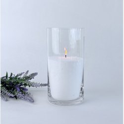 Glasvase - Cylinderformet 10x20 cm