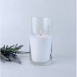 Glasvase - Cylinderformet 10x20 cm