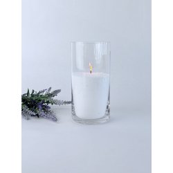 Glasvase - Cylinderformet 10x20 cm