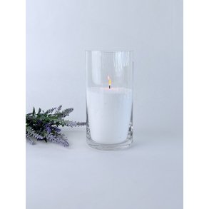 Glasvase - Cylinderformet 10x20 cm