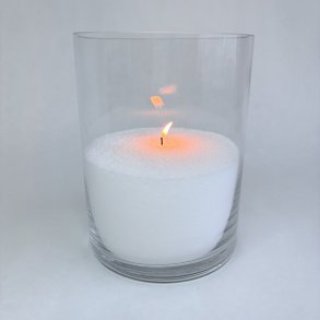 Glasvase - Cylinderformet 15x20 cm