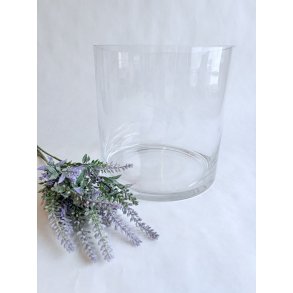 Glasvase - Cylinderformet 20x20 cm