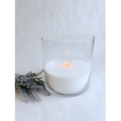 Glasvase - Cylinderformet 20x20 cm