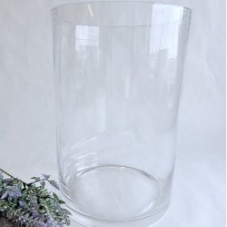 Glasvase - Cylinderformet 20x30 cm