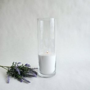 Glasvase - Cylinderformet 10x30 cm