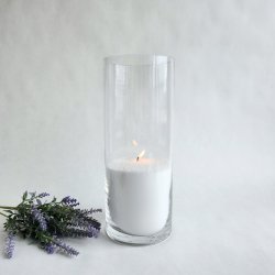 Glasvase - Cylinderformet 12x30 cm