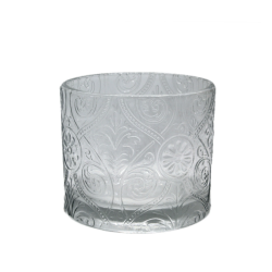 Mnstret skl - Klart glas - 8,5x10 cm