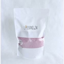 Sampak - Stor hjertesk�l + lyssand i valgfri farve