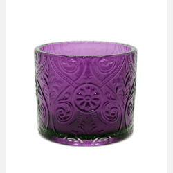 M�nstret sk�l - Lilla glas - 8,5x10 cm