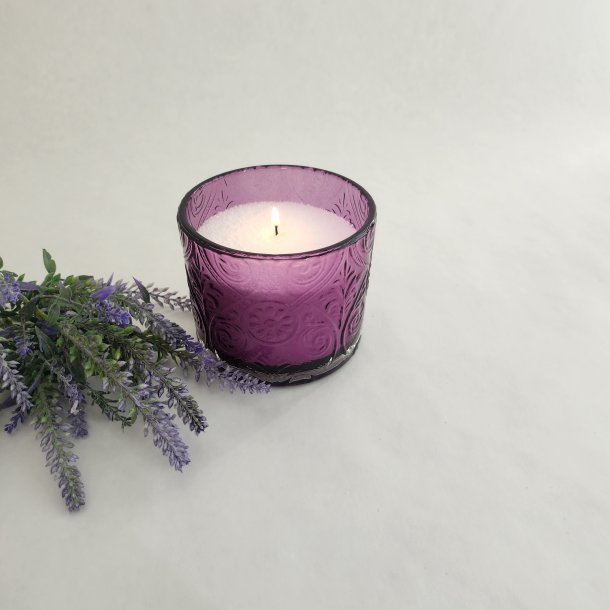 M�nstret sk�l - Lilla glas - 8,5x10 cm