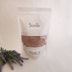 Sampak - Stor hjerteskl + lyssand i valgfri farve