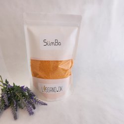 Sampak - Stor hjerteskl + lyssand i valgfri farve