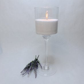 XXL Cylinder glas p� h�j fod - 40 cm