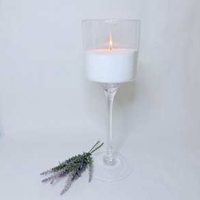 XXL Cylinder glas p� h�j fod - 45 cm