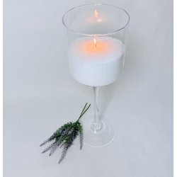 XXL Cylinder glas p� h�j fod - 45 cm