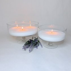 Glasbowle p� fod 14x18 cm