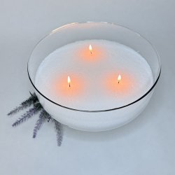 Glasbowle p� fod 16x23 cm 