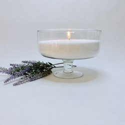 Glasbowle p� fod 14x18 cm