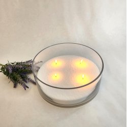 Glasskl - Cylinderformet 25x10 cm